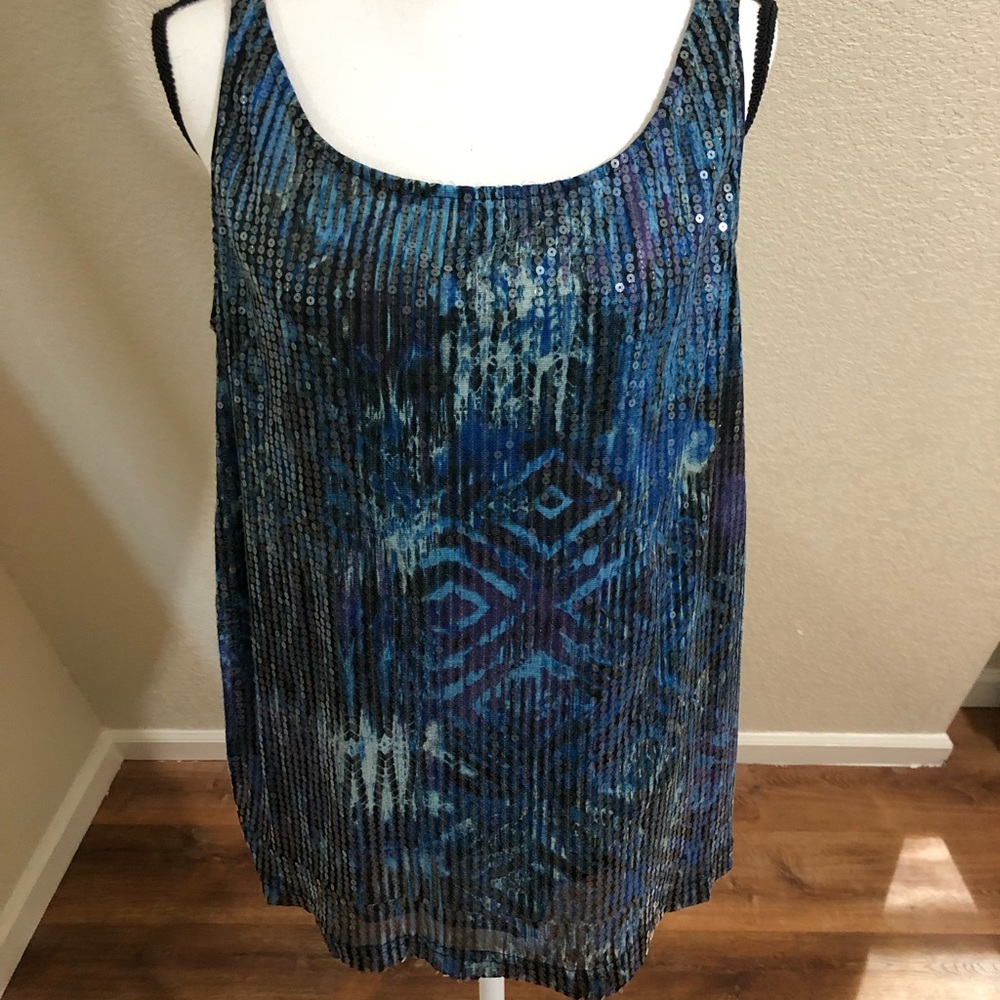 Sequined Tank Top
